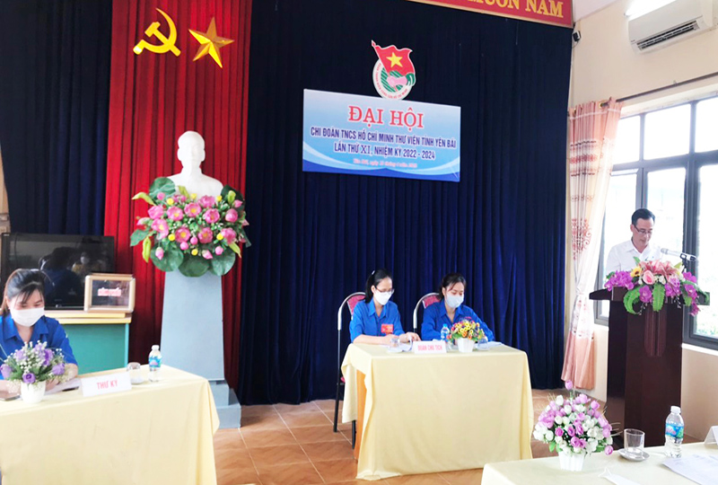 Đại hội Chi đoàn TNCS Hồ Chí Minh Thư viện tỉnh Yên Bái lần thứ XI, nhiệm kỳ 2022 - 2024